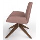 Follow Lounge Chair With Wooden Pyramid Base